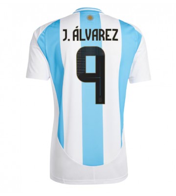 Argentina Julian Alvarez #9 Hjemmebanetrøje Copa America 2024 Kort ærmer